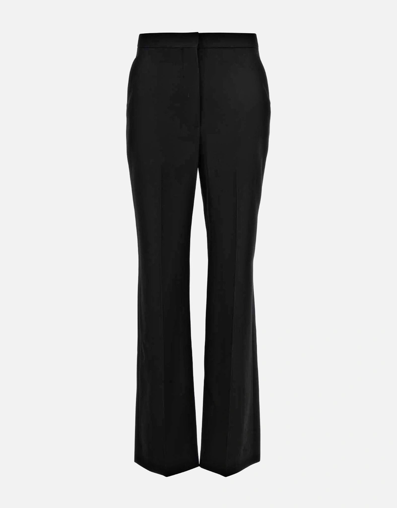 tailored cigarette pants New FIT - in Black Twill these pants offer a refined look that speaks to the brands commitment to avant Alexander McQueen Men's Black Tailored