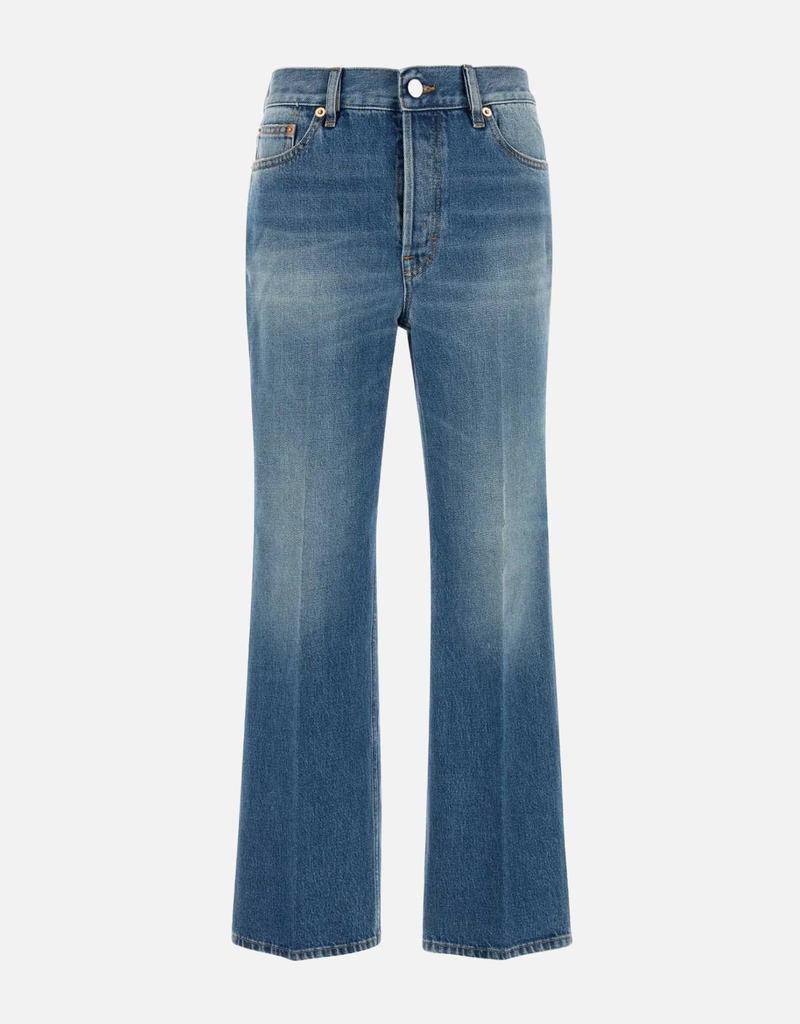 Gucci クロップドフレアデニムパンツ () IFCHIC.COM