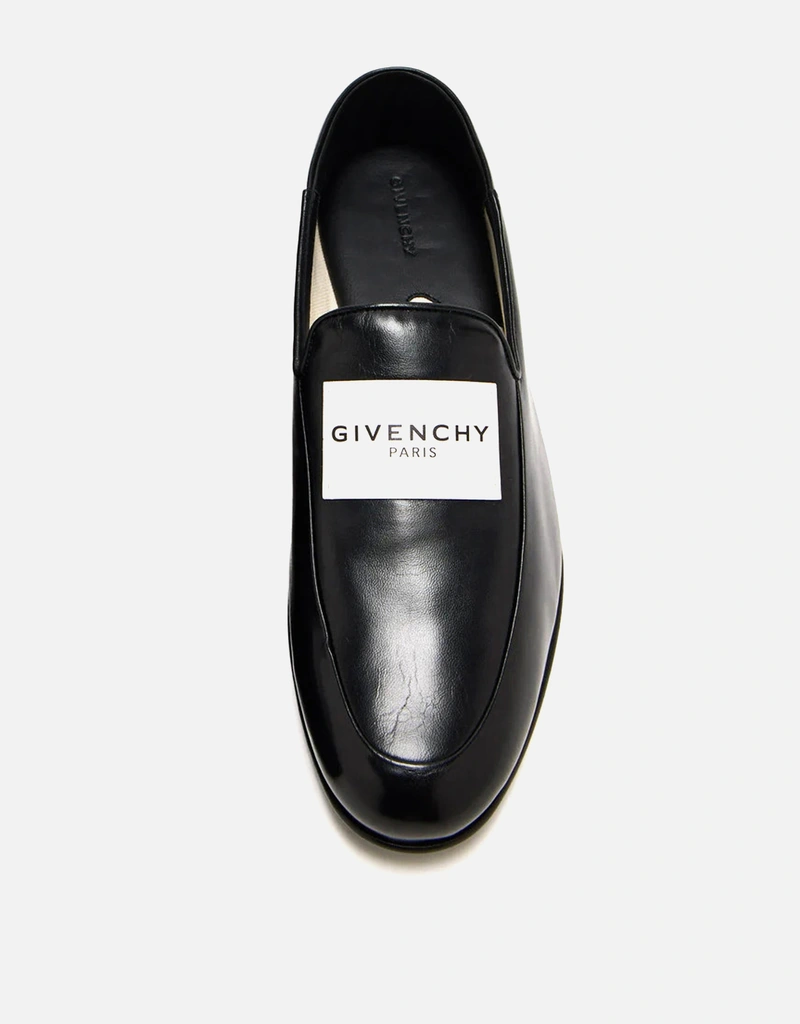 Givenchy レザーラベルローファー () IFCHIC.COM
