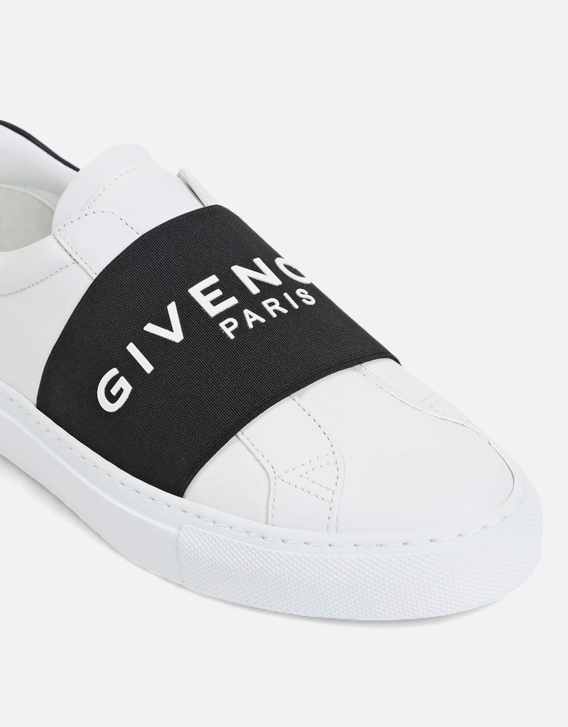 Givenchy カーフスキンレザーとエラスティックバンドのアーバン