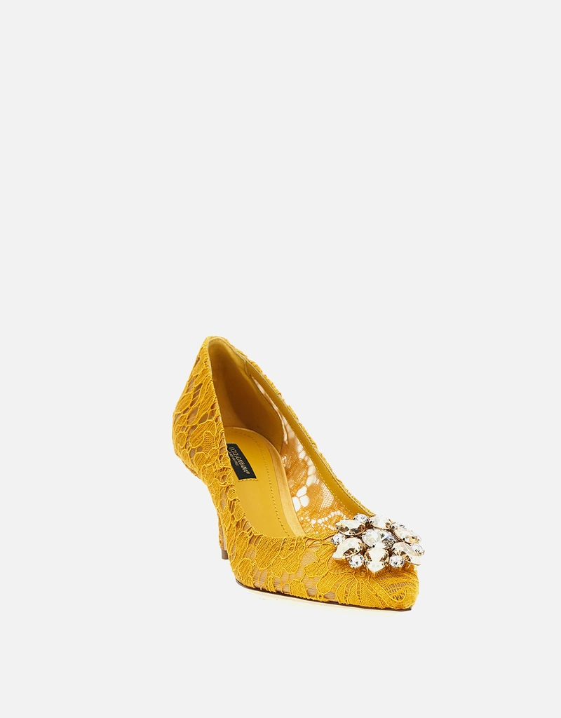 Dolce & Gabbana レース ミッドヒールパンプス () IFCHIC.COM