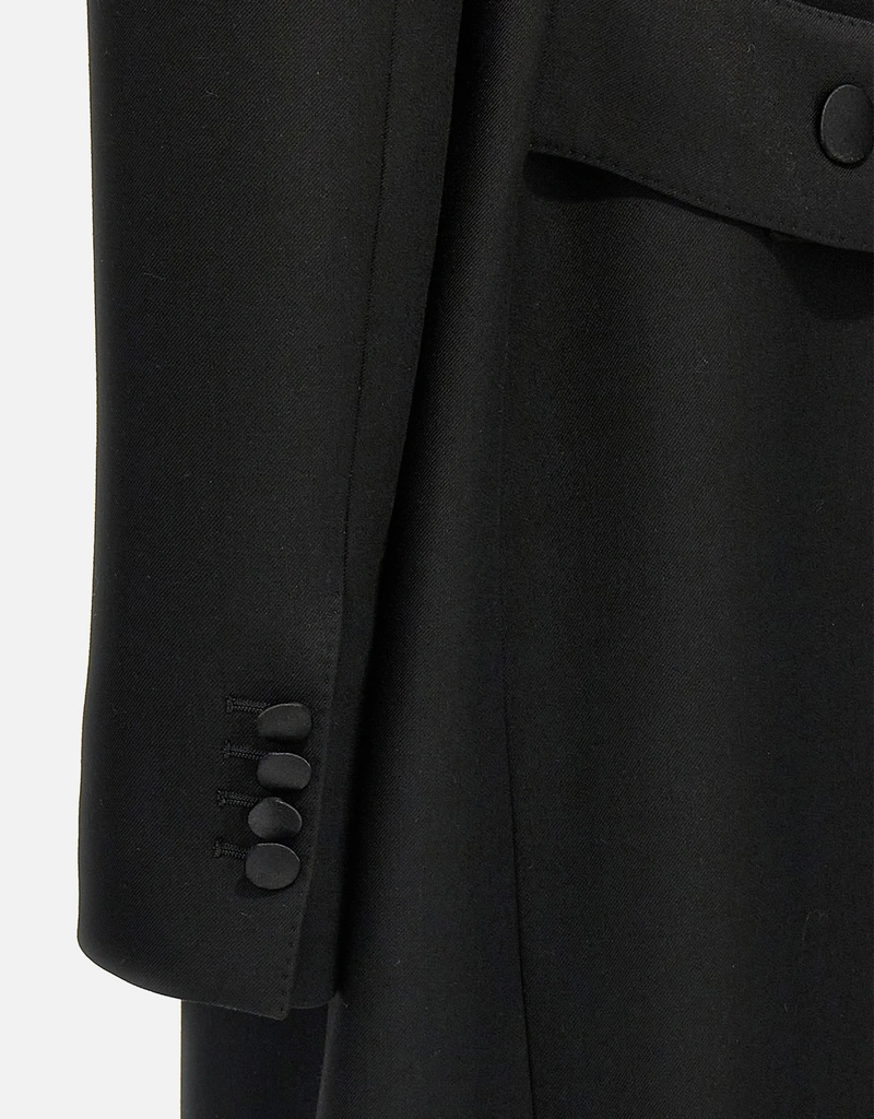 Dolce & Gabbana ダブルウールギャバジン製ロングダブルブレスト