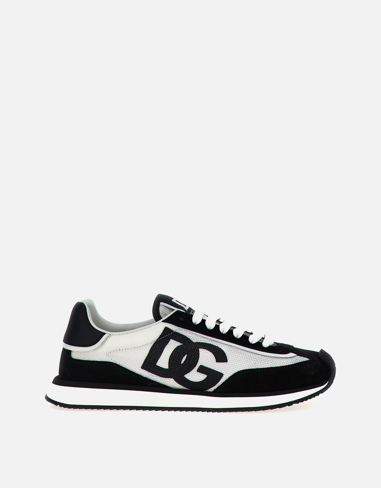 Dolce & Gabbana メンズ DGクッション メッシュ＆スエードファブリック