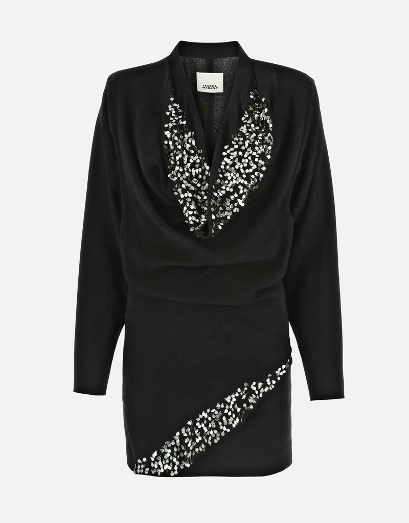 isabel marant black mini dress Isabel Marant Etoile Briali Dress