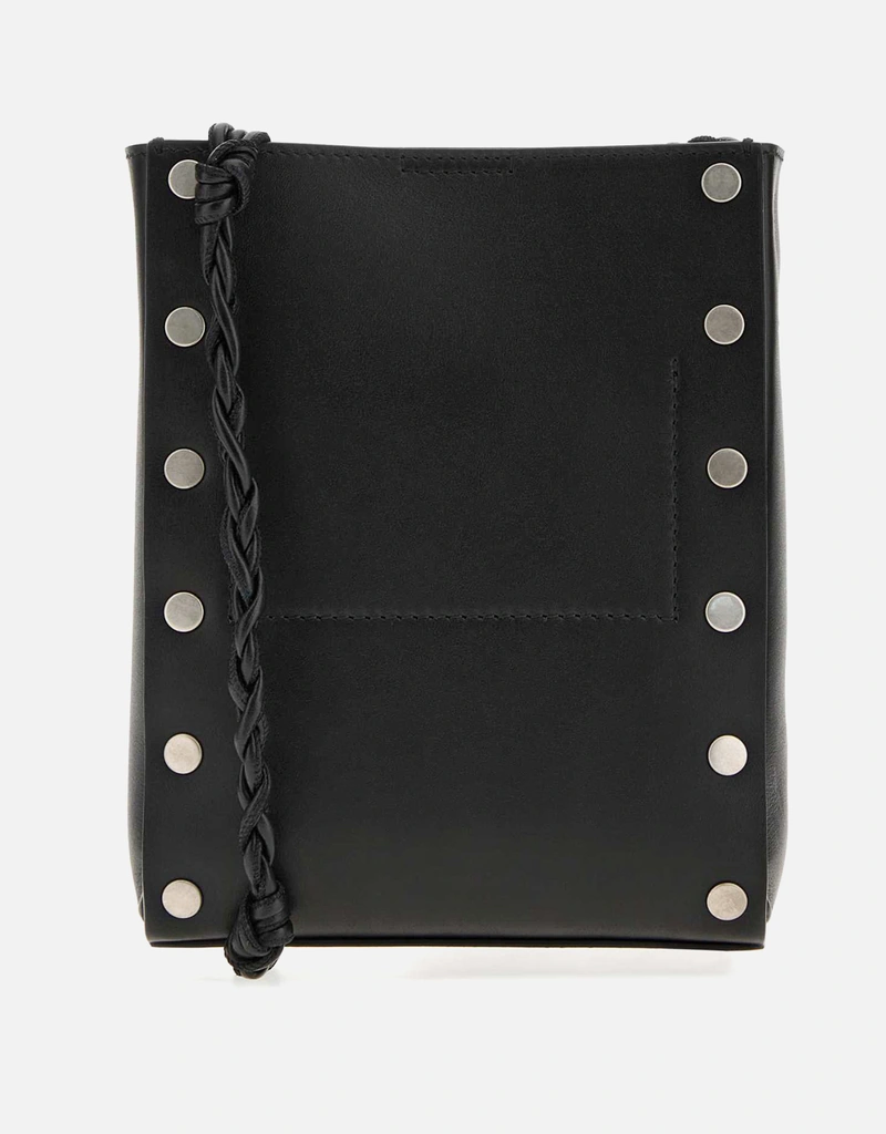 Jil Sander タングル カーフスキンレザー クロスボディバッグ