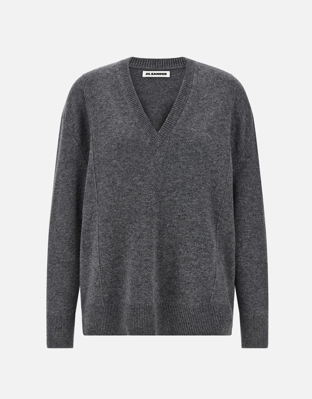 Jil Sander ウール混Vネックセーター (ニットウェア) IFCHIC.COM