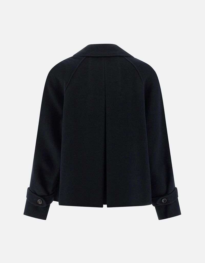 Max Mara Studio オーバーサイズウールシルクカシミヤダブルブレスト