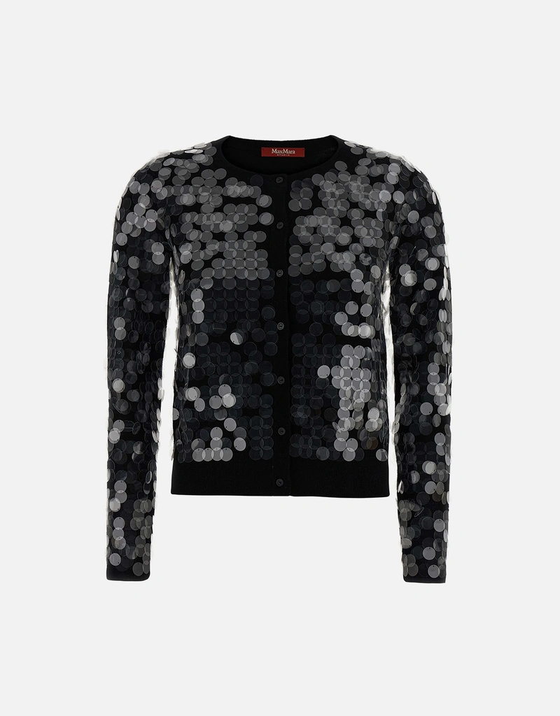 Max Mara Studio Necton バージンウールニットカーディガン (ニット