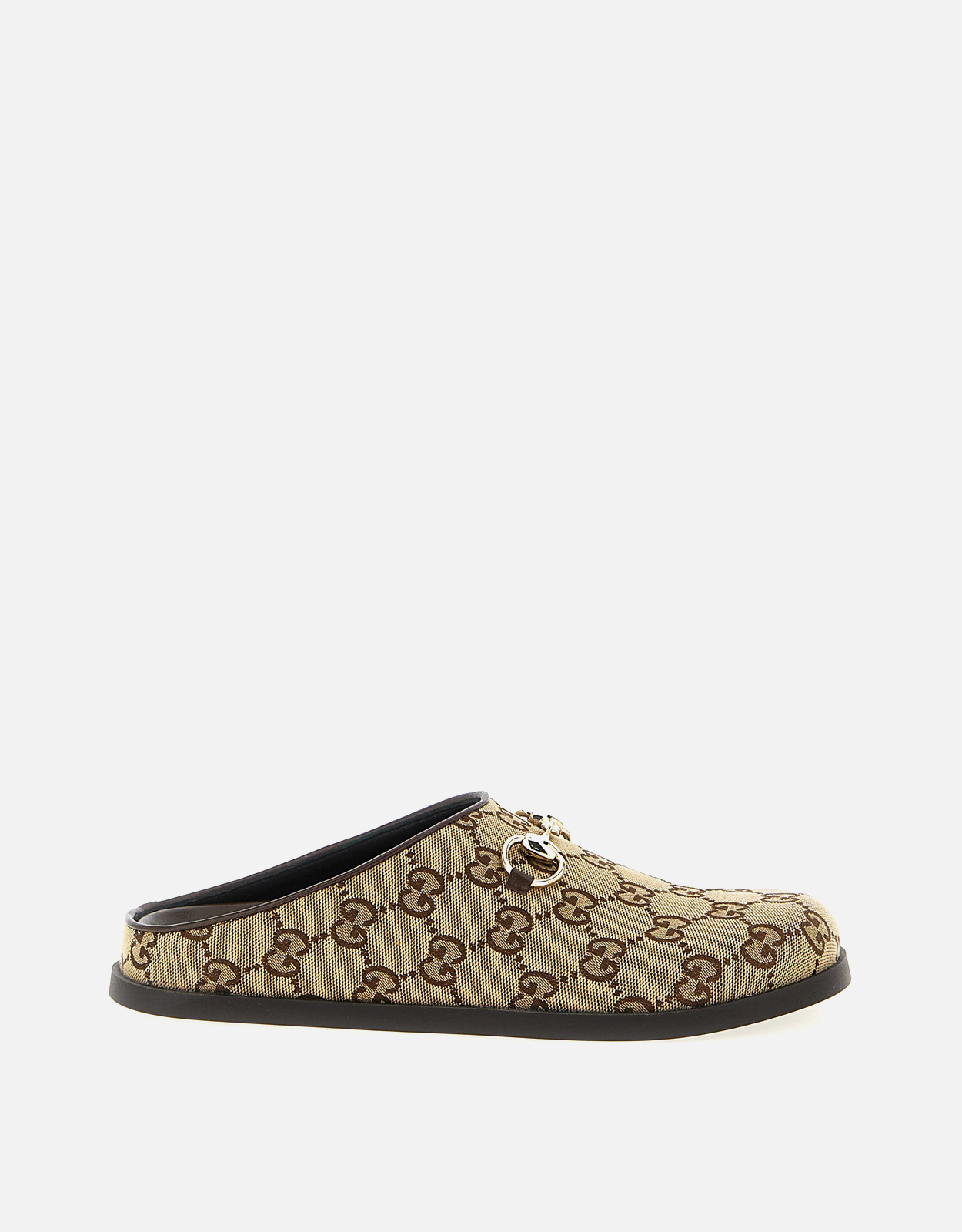 希少色✨美品✨GUCCI ホースビット　GG柄　ミュール ポインテッド Gucci ホースビットGGキャンバスミュール () IFCHIC.COM