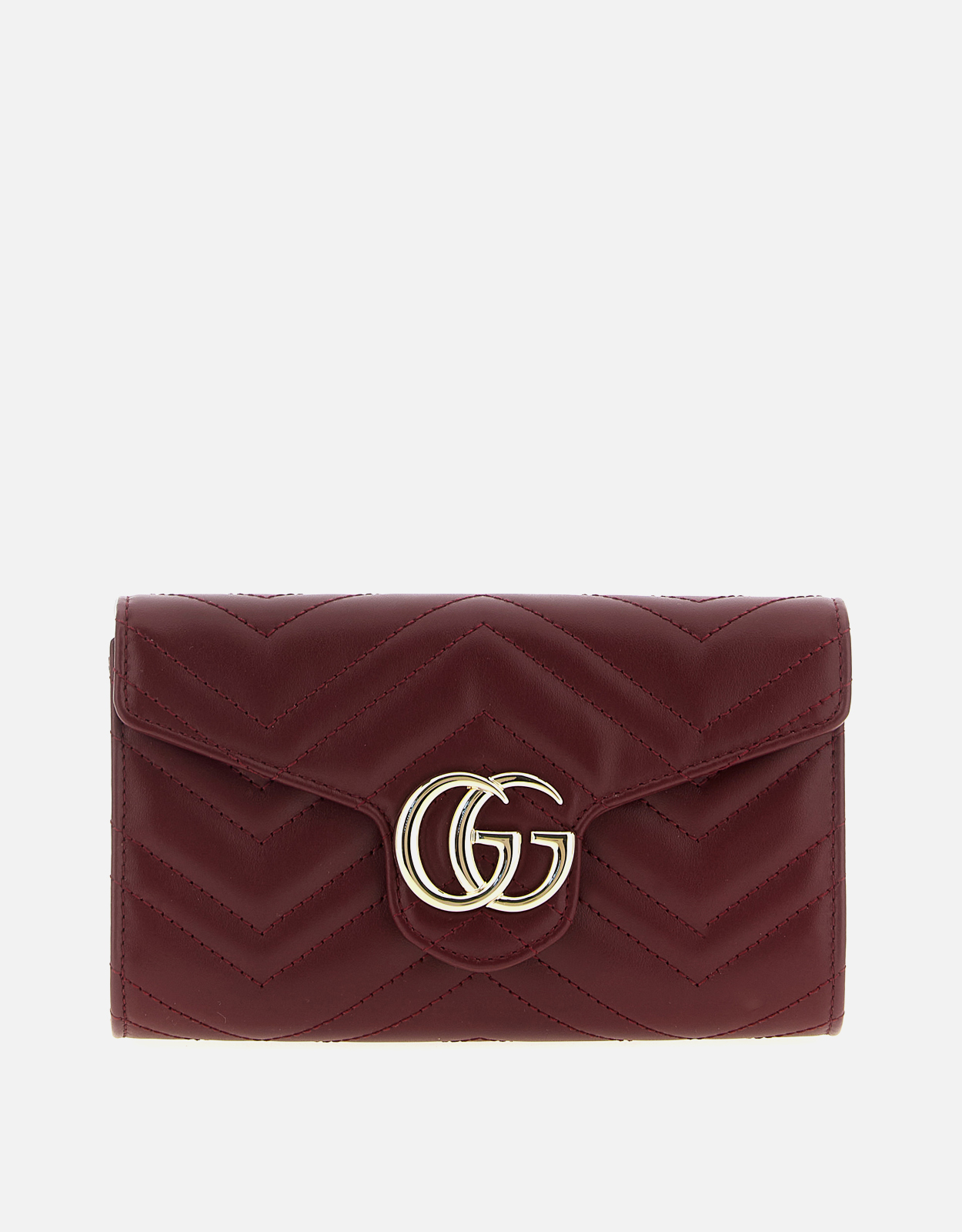Gucci GGマーモント キルティングレザー チェーンウォレット () IFCHIC.COM