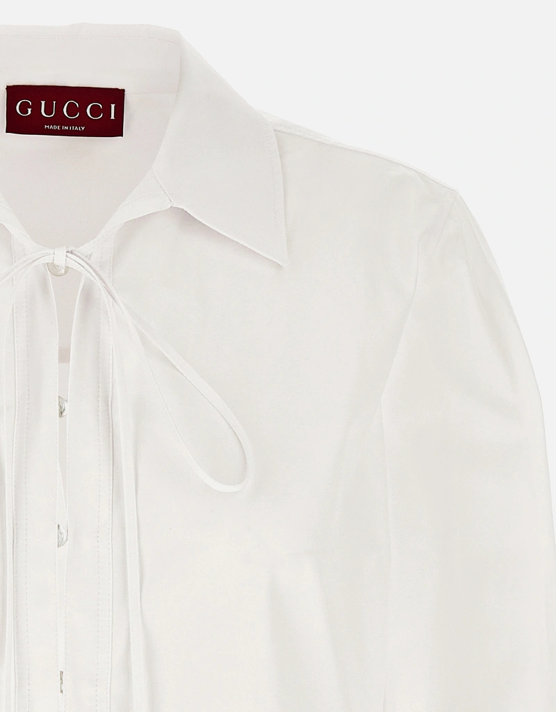 Gucci Morsetto コットンポプリンシャツドレス () IFCHIC.COM