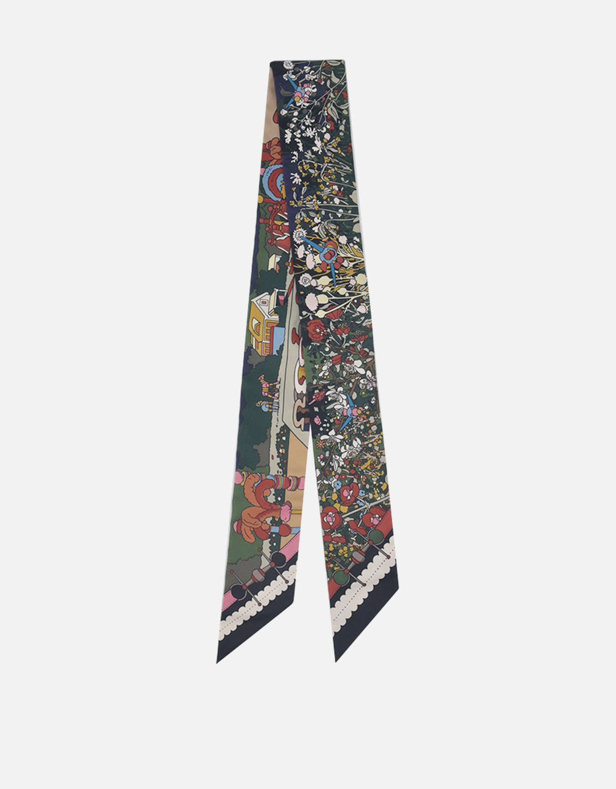 Hermès エルメス ポニー・ピットストップ トゥイリー シルクスカーフ