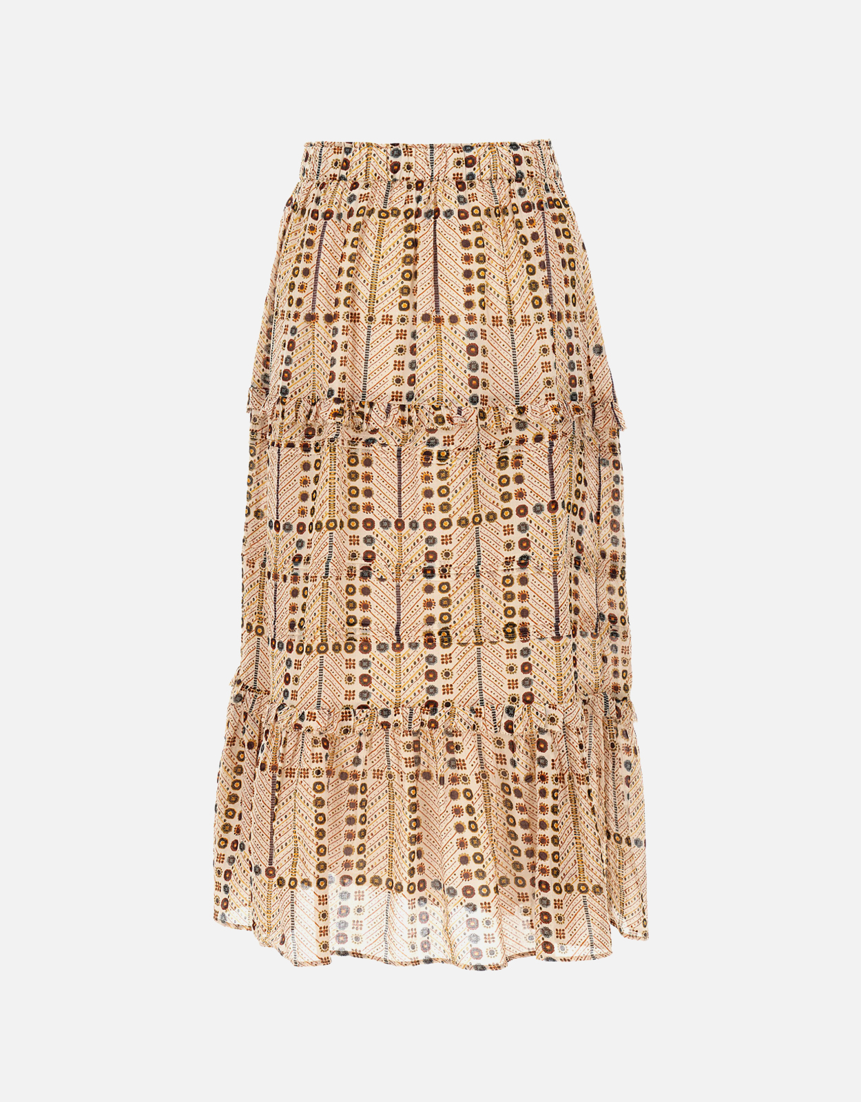Isabel Marant Étoile Diya コットンプリントミディスカート (ドレス