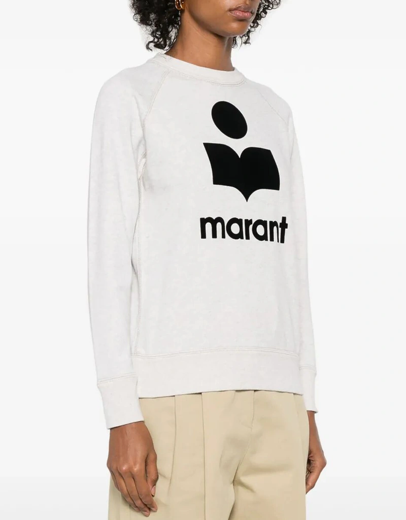 Isabel Marant Étoile プリントロゴミリーニーコットンスウェット