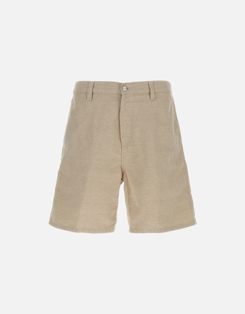 Carhartt Wip Men's Cotton Linen Blend Shorts (Trousers & Shorts