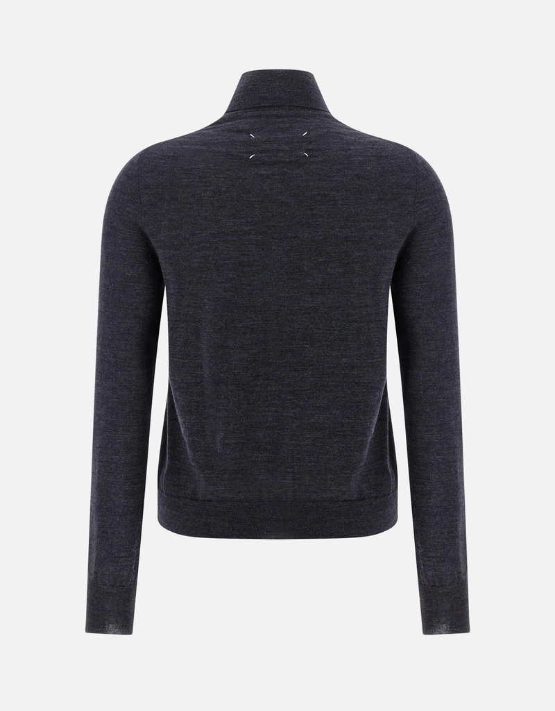 Maison Margiela ウールタートルネックスウェット (ニットウェア