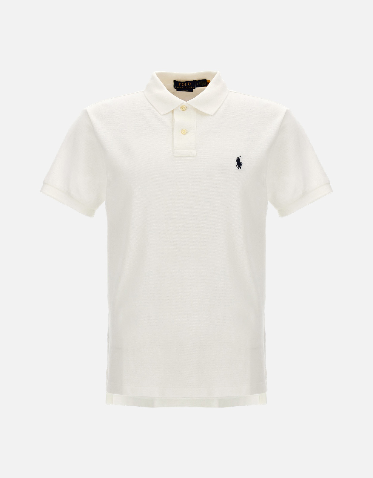 STONE  スリムフィット ポロシャツ L ホワイト Polo Ralph Lauren メンズコットンスリムフィットポロシャツ (トップス