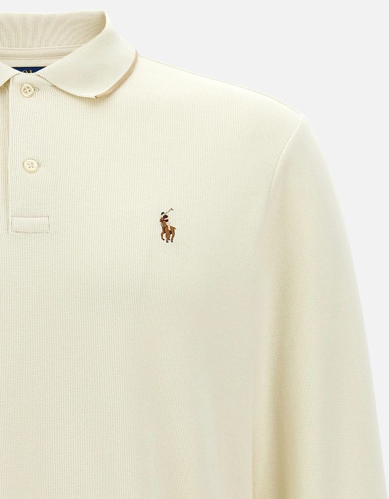 Polo Ralph Lauren メンズコットン長袖ポロシャツ (アパレル,トップス