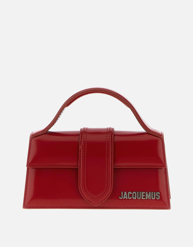 JUJUCO 【超美品】ヴィンテージ 赤 レザー ハンドバッグ AnneCoquine（アンコキーヌ） 本革クロコ型押しハンドバッグ 20cm