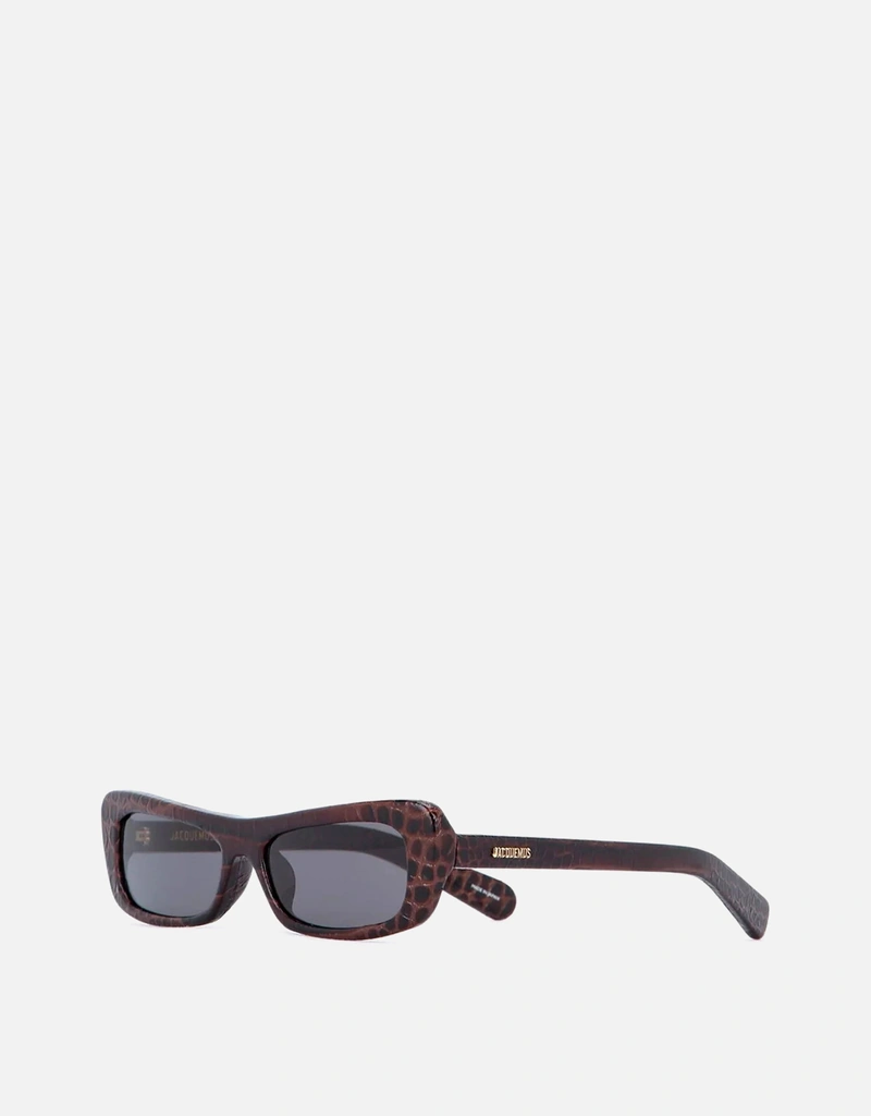 Jacquemus カーフスキンレザーサングラス () IFCHIC.COM Jacquemus カーフスキンレザーサングラス () IFCHIC.COM