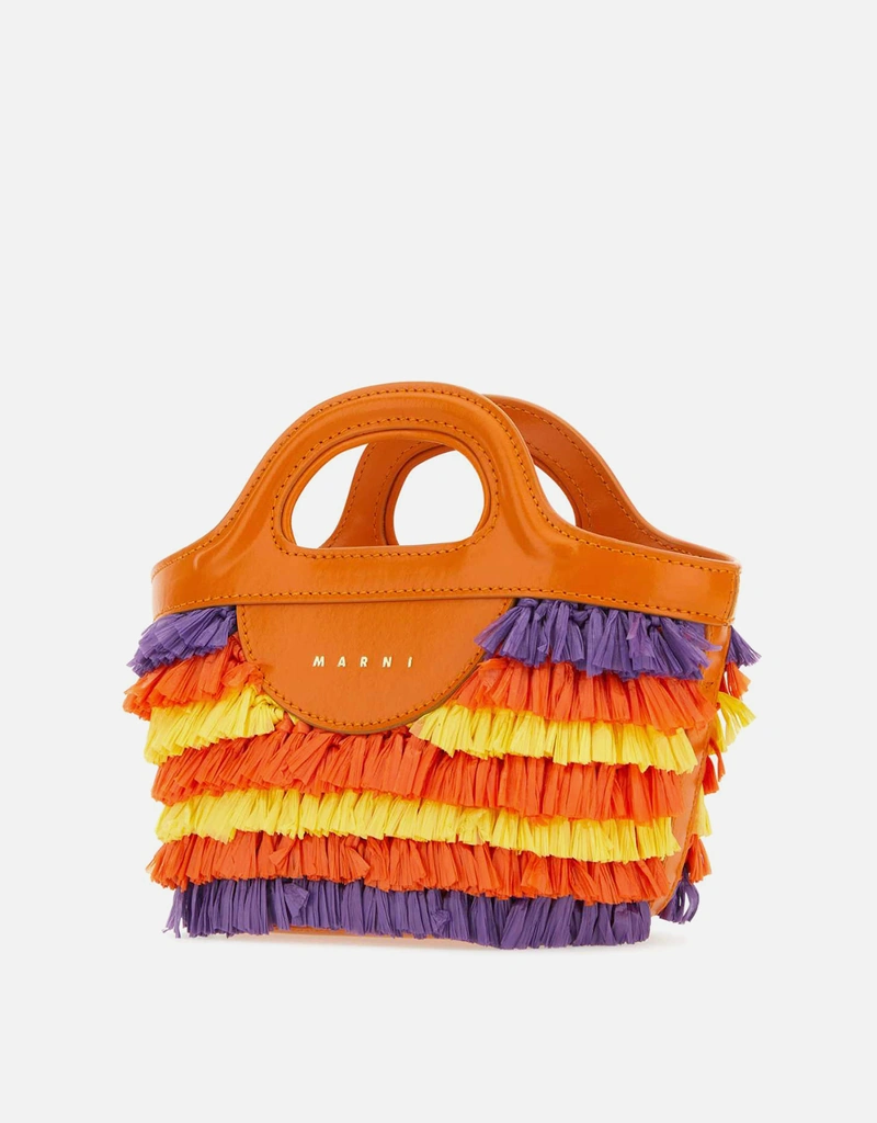 ♡*様 MARNI マルチカラーハンドバッグ Marni マルチカラーファブリックマイクロサマー ハンドバッグ