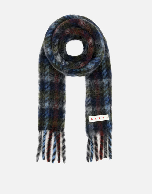 Marni メンズ アルパカ モヘア メリノウール スカーフ () IFCHIC.COM