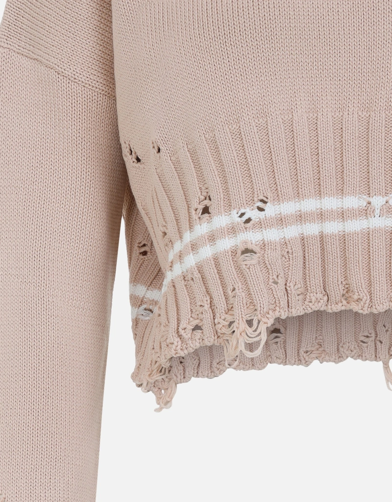 Marni コットン ダメージ加工 セーター (ニットウェア) IFCHIC.COM