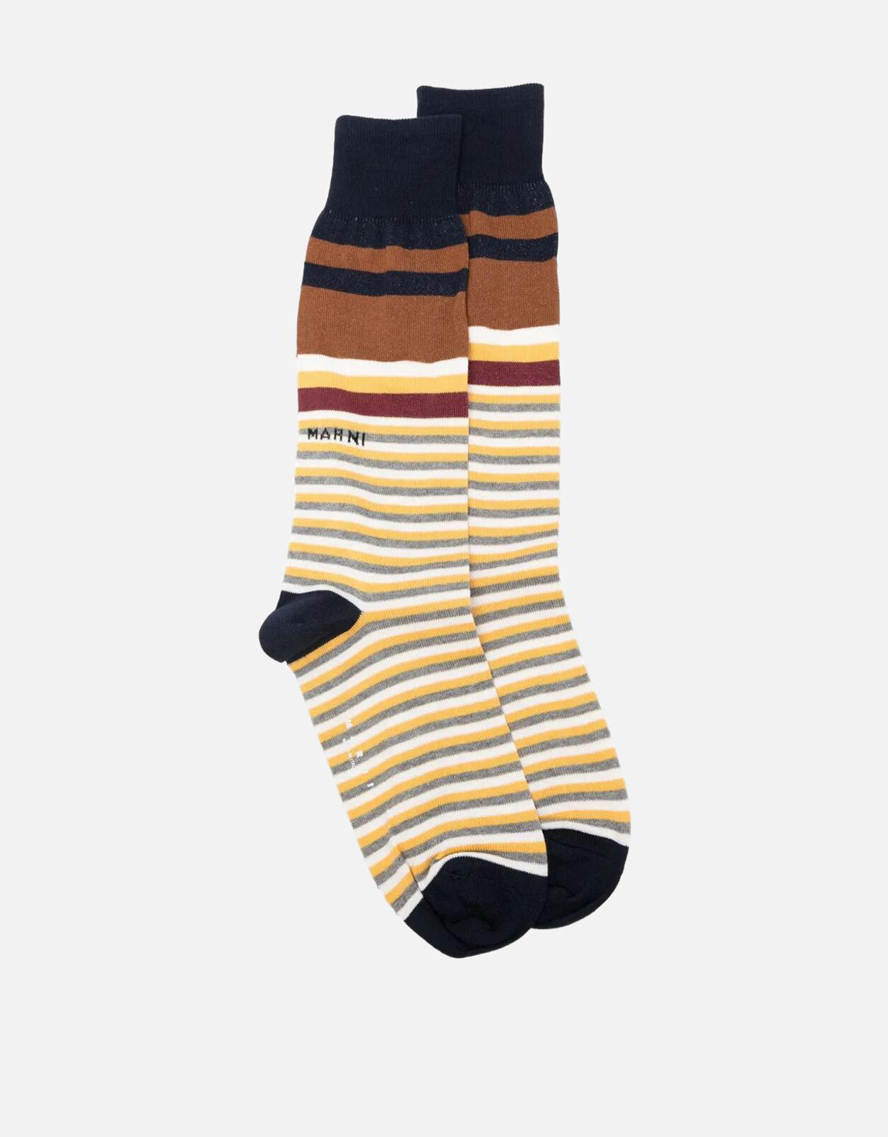 Marni Mixed Stripes Cotton Socks　マルニ ミックスストライプ コットン ソックス Marni