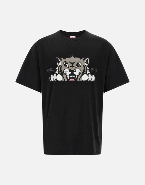 KENZO Tシャツ 黒 無地 KENZO◇Tシャツ/M/コットン/BLK/無地/FE55TS1914SY