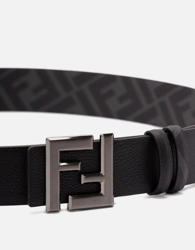 FENDI FENDI◇ベルト/レザー/BLK/無地 メンズベルト FFスクエア FENDI FENDI◇ベルト/レザー/BLK/無地 メンズベルト FFスクエア