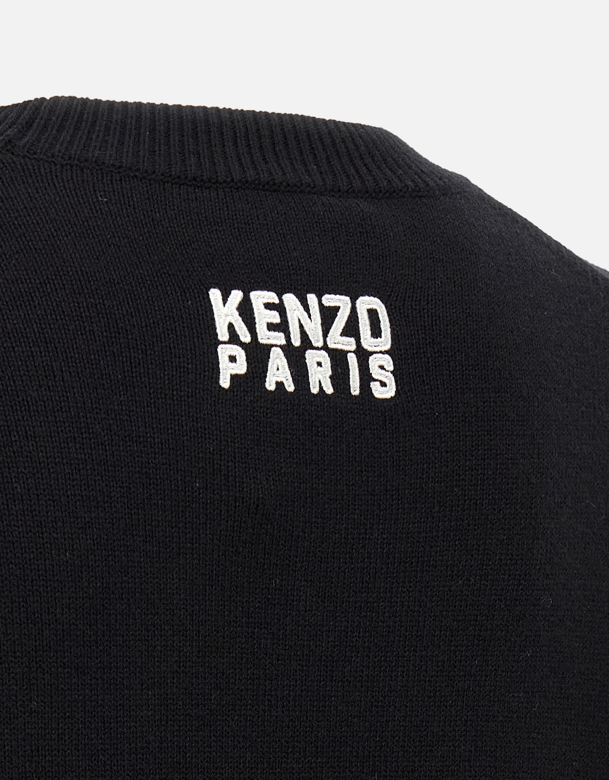 Kenzo メンズハッピータイガーメリノウール混紡セーター (ニットウェア