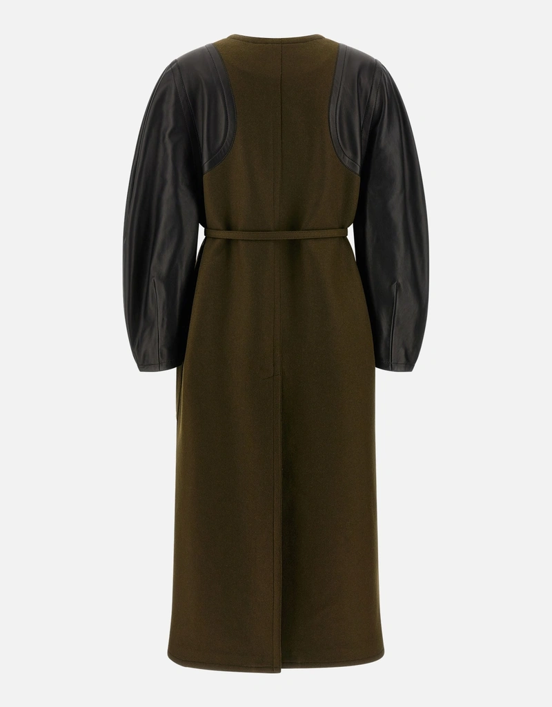 Coat , Green, Size 38- Fendi