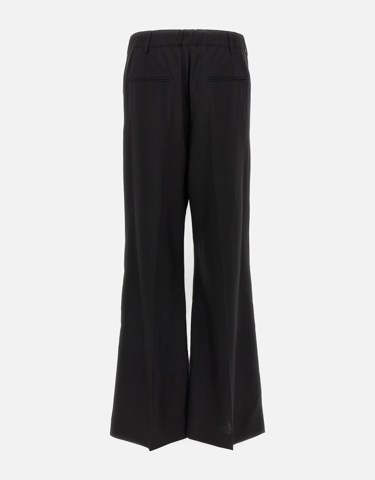 Marni Men's Tropical Virgin Wool High Waist Wide Leg Pants