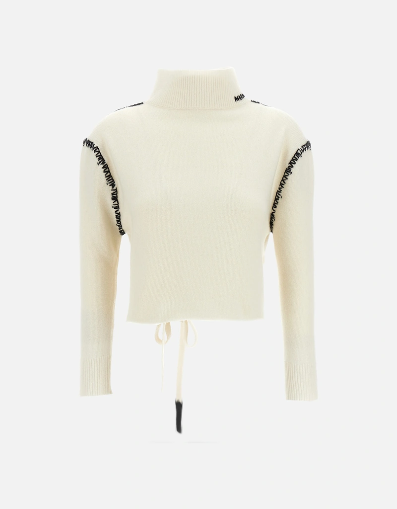 MARNI ウール　カシミア　ブレンドプルオーバー Marni ウール＆カシミヤ混紡セーター (ニットウェア) IFCHIC.COM