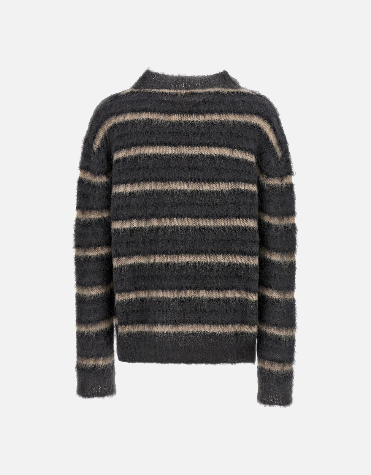 Marni メンズ モヘアウール ストライプセーター (アパレル,ニット