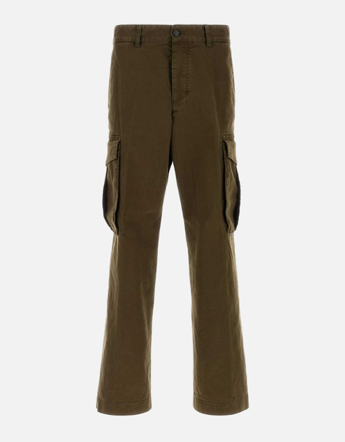 Dsquared2 メンズストレッチコットンルーズカーゴパンツ (すべての新品