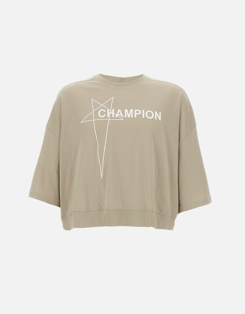 Rick Owens Men's Champion X Rick Owens Light Cotton Cropped T