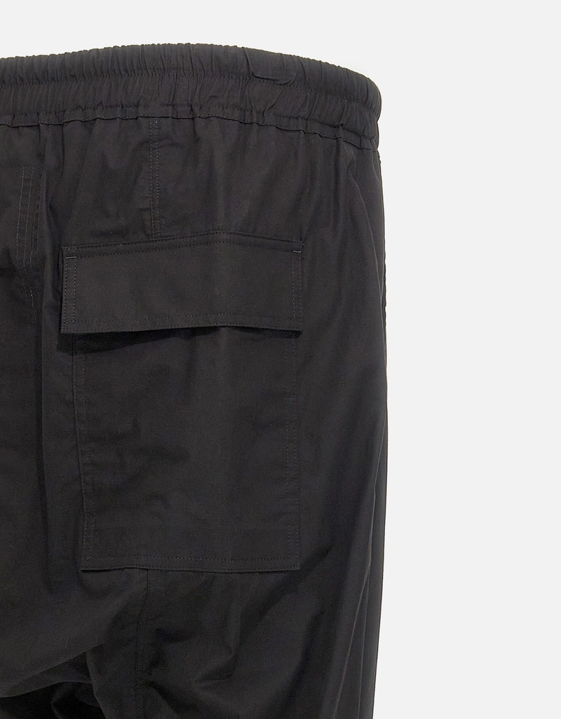 Rick Owens メンズ ストレッチコットン ドローストリングパンツ