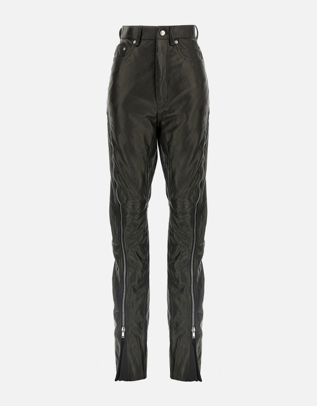 Rick Owens ボラン・バナナ ナッパレザー パンツ (パンツ,レザーパンツ