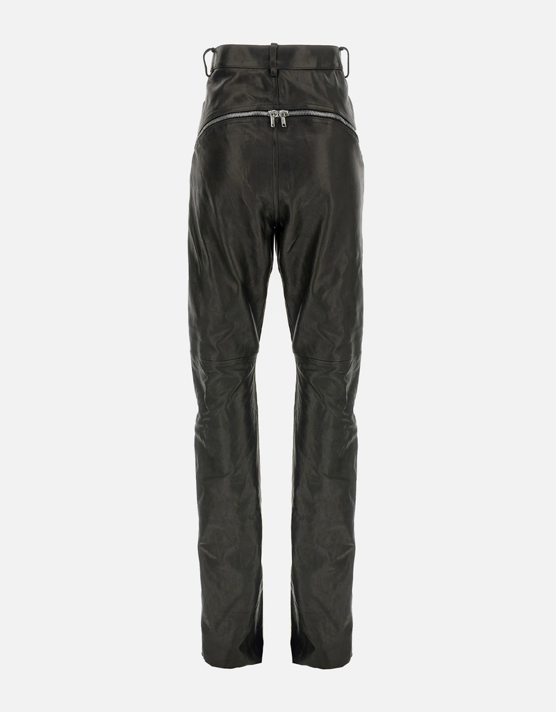 Rick Owens ボラン・バナナ ナッパレザー パンツ (パンツ,レザーパンツ