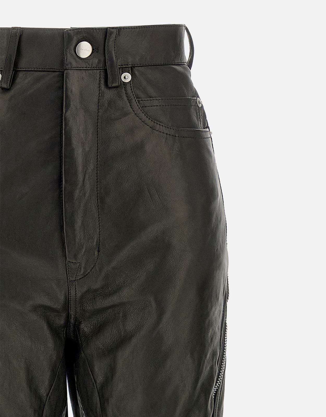 Rick Owens ボラン・バナナ ナッパレザー パンツ (パンツ,レザーパンツ