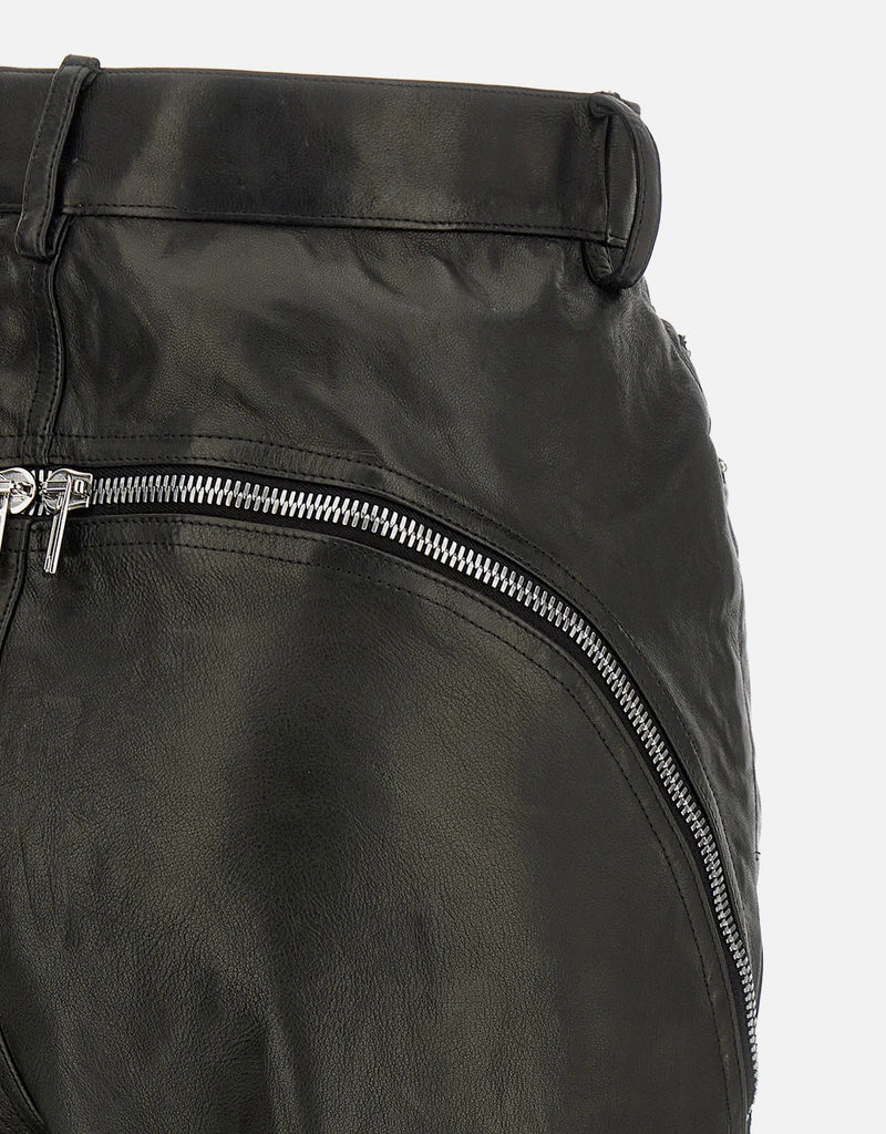 Rick Owens ボラン・バナナ ナッパレザー パンツ (パンツ,レザーパンツ