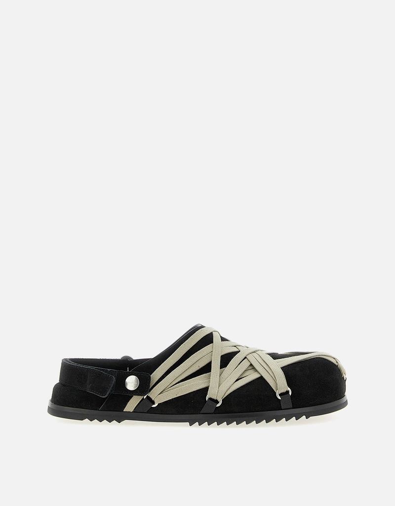 Rick Owens メンズ メガレース ミュール グラノーラ カーフスキン