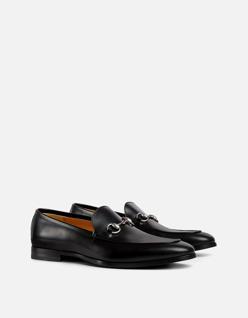 Leather loafer with iconic frontal horsebit - Gucci - gender_Man Leather loafer with iconic frontal horsebit - Gucci - gender_Man
