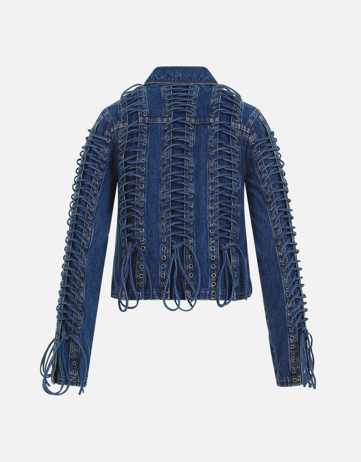 Jean Paul Gaultier デニムコルセット綿ジャケット () IFCHIC.COM