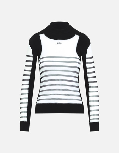 Jean Paul GAULTIER FEMME ループニット ジップアップ Jean Paul GAULTIER FEMME コレクション ループニット ジップアップ