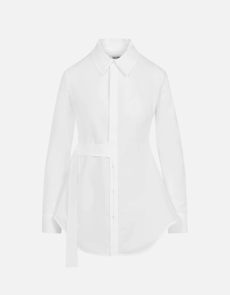 Jean Paul Gaultier FEMME ストラップ付き　シャツスカーフ Jean Paul Gaultier FEMME ストラップ付き シャツスカーフ