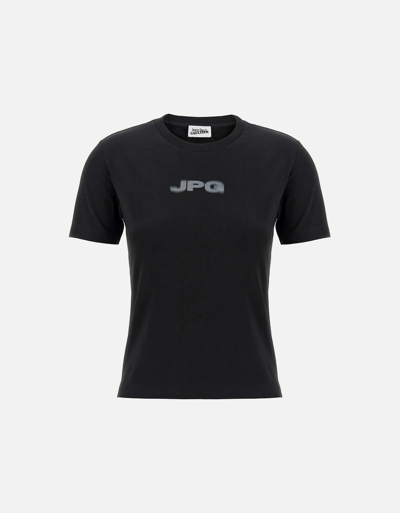 【新品】【XL】Jean Paul GAULTIER Tシャツ イタリア製 Jean Paul Gaultier スリムフィットコットンロゴプリントベビーティー