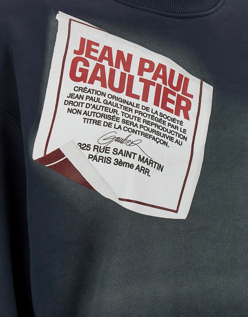 Jean Paul Gaultier ブラッシュドコットングラデーションプリント