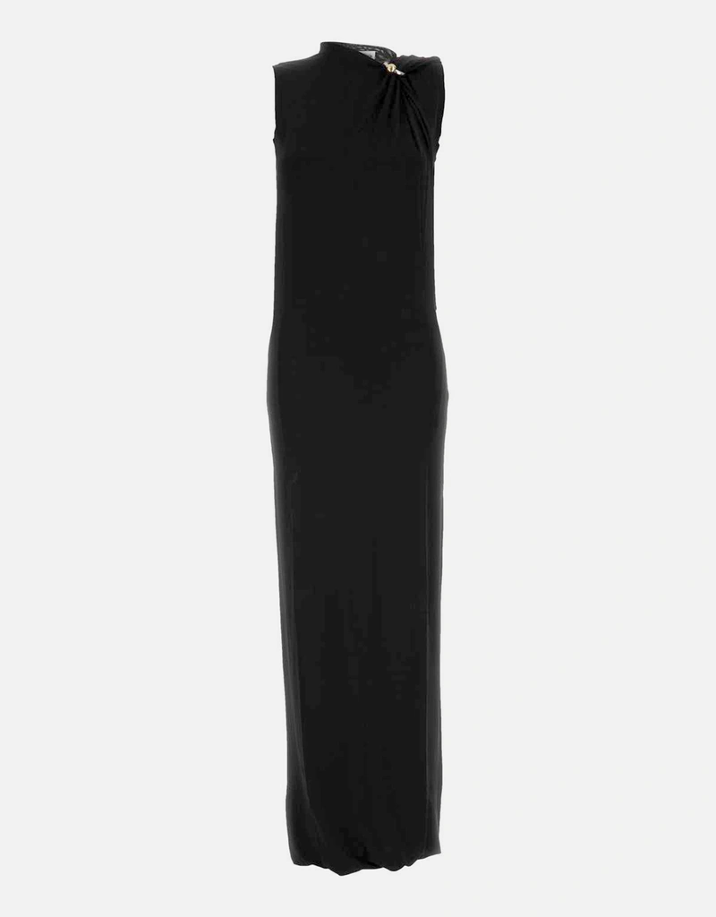 long evening dresses for weddings Zapaka Women Pink Wedding Guest Dress with Ruffle Sleeves A Line V Neck Pleated Chiffon Long Formal Dress, Pink / US12 main image 1